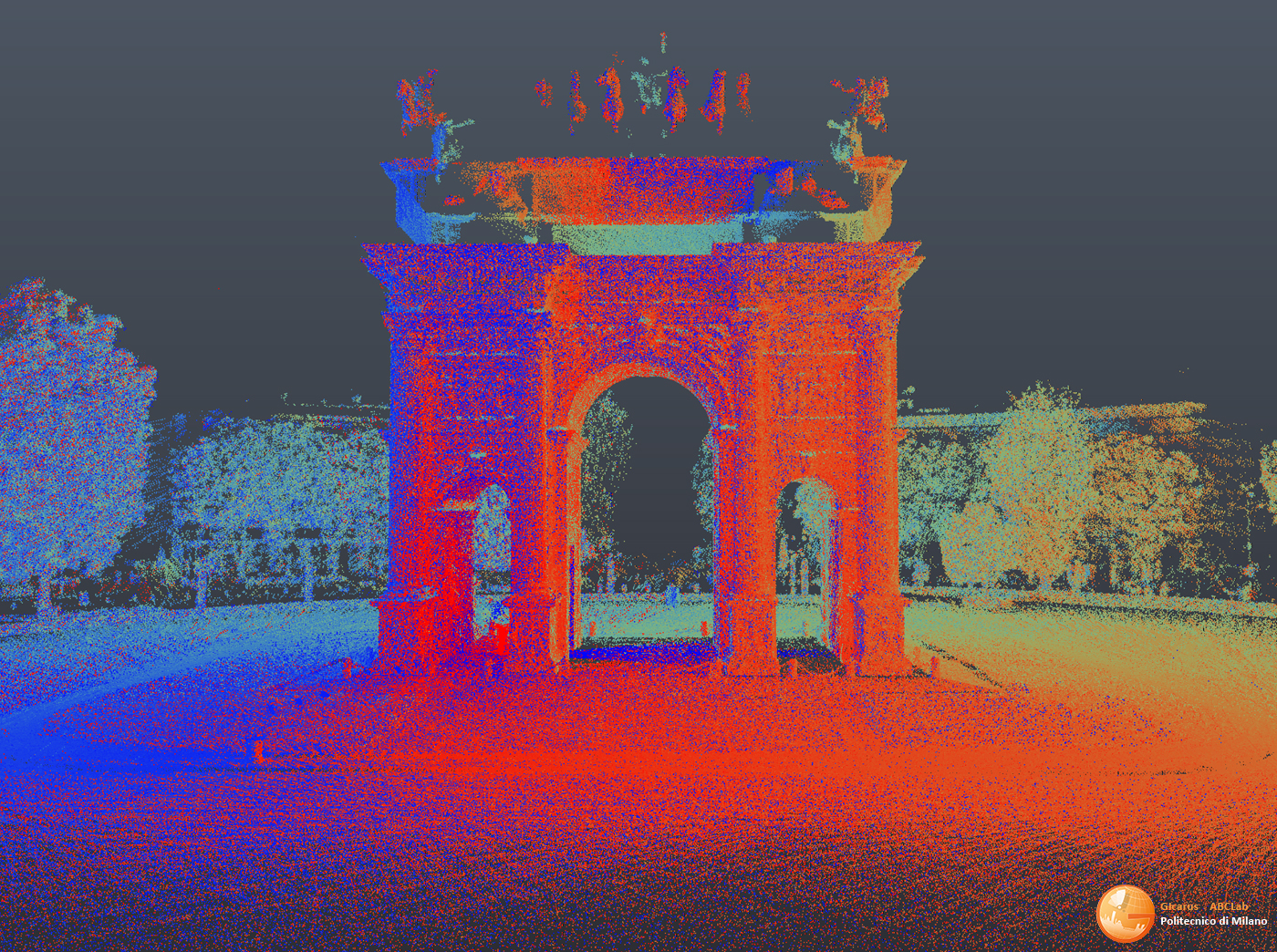 L'Arco della Pace di Milano e la sua memoria storica – il processo Scan-to-BIM-to-XR